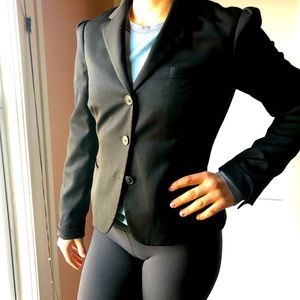 RUGBY RALPH LAUREN Black Wool Blazer